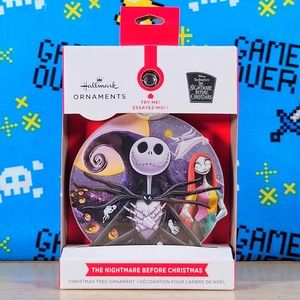 Hallmark The Nightmare Before Christmas Jack Zero & Sally Light Up Tree Ornament